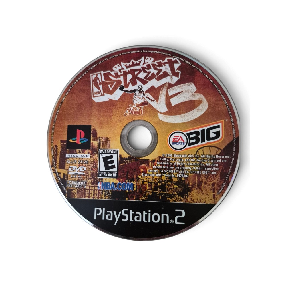 EA Sports NBA Street V3 PlayStation 2 PS2 Game Disk Only